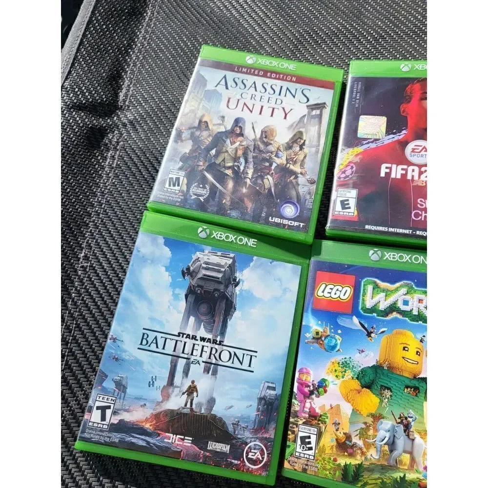 lot of 6 Microsoft Xbox One, need for Speed, FIFA, Battlefront, LEGO, Destiny